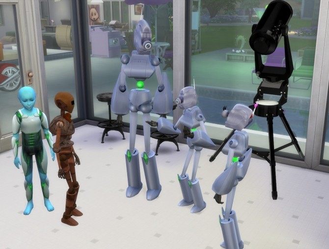 Sims 4 Tiny Robots Kids Robot Costumes by Esmeralda at Mod The Sims