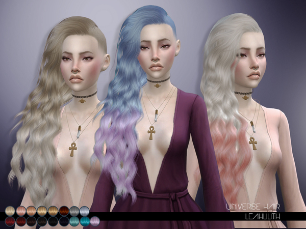 Sims 4 Universe Hair by Leah Lillith at TSR