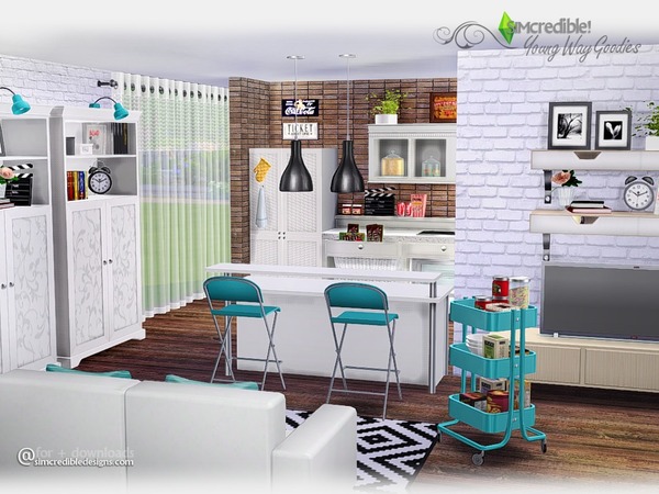 Sims 4 Young Way Goodies by SIMcredible! at TSR