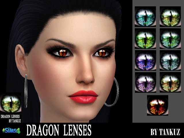 Sims 4 Dragon Lenses at Tankuz Sims4