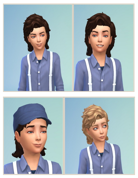 Sims 4 Windy Hair for Boys at Birksches Sims Blog