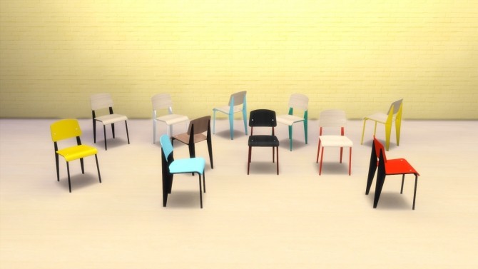 Sims 4 Standard Chair/Gueridon Table at Meinkatz Creations