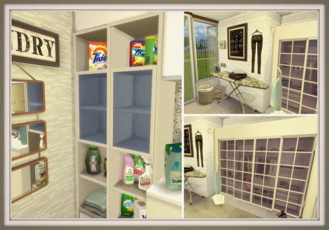 Sims 4 Laundry Room at Dinha Gamer