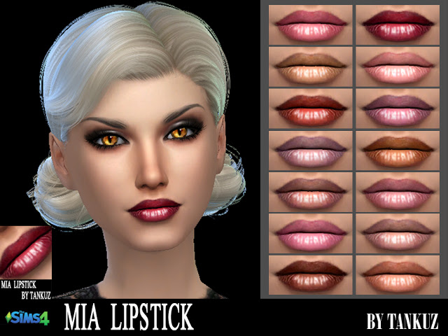Sims 4 Mia Lipstick at Tankuz Sims4