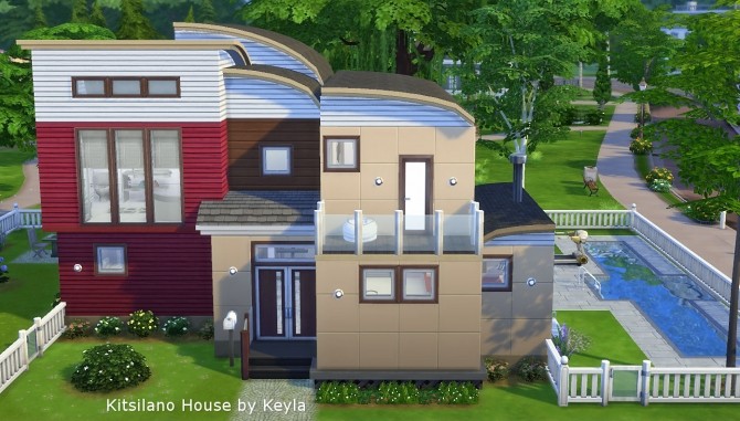 Sims 4 Kitsilano house at Keyla Sims