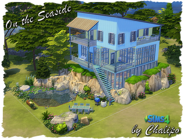 Sims 4 On the Seaside house by Chalipo at All 4 Sims