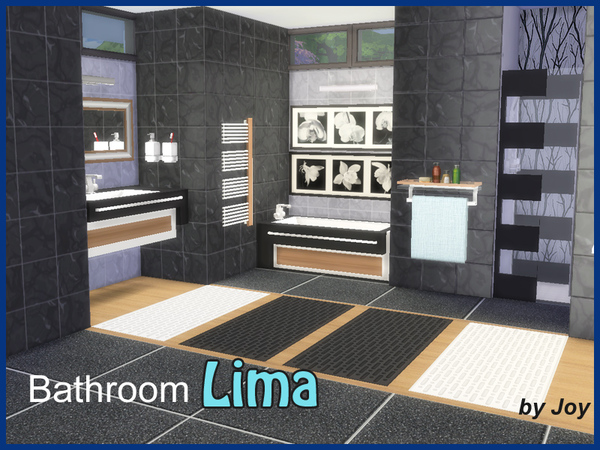 Sims 4 Lima bathroom by Joy at TSR