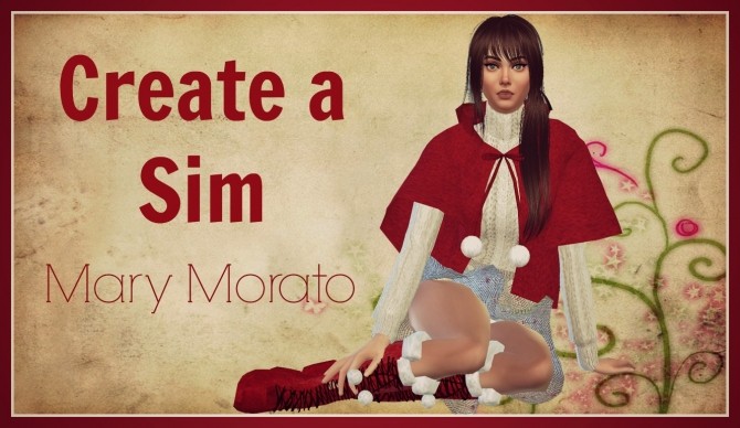 Sims 4 Create a Sim Mary Morato at Dinha Gamer