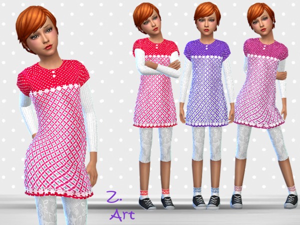 Sims 4 Comfy Mini dress by Zuckerschnute20 at TSR