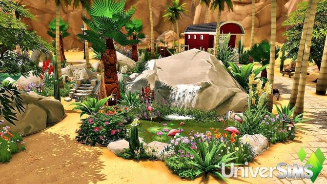 Sims 4 Maricopa Oasis Park (Version 2) by MatSims Créa at L’UniverSims