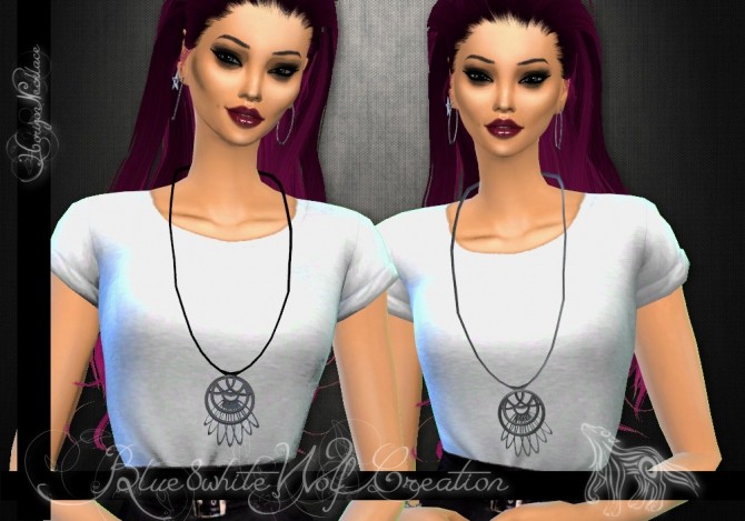 Sims 4 Horizon Necklace by Blue8white at SimsWorkshop