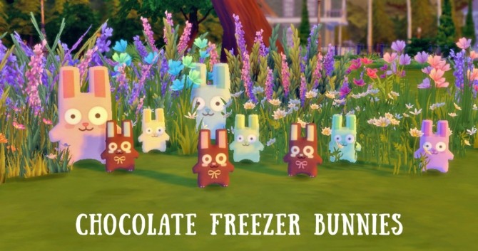Sims 4 Chocolate Freezer Bunnies at Hamburger Cakes