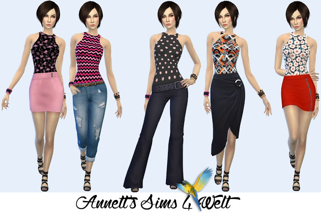 Sims 4 Lady Swimsuits & Accessory Swimsuits at Annett’s Sims 4 Welt