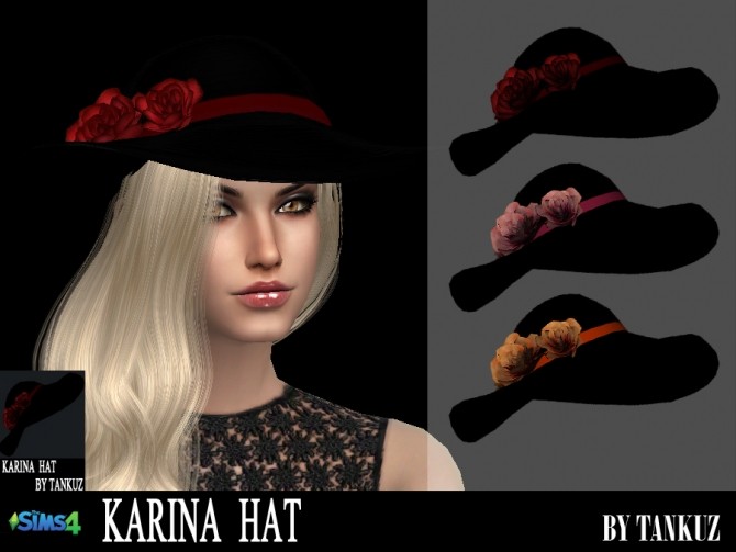 Sims 4 Karina Hat at Tankuz Sims4