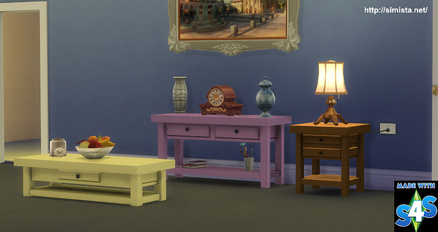 Sims 4 Canterbury Table Collection at Simista