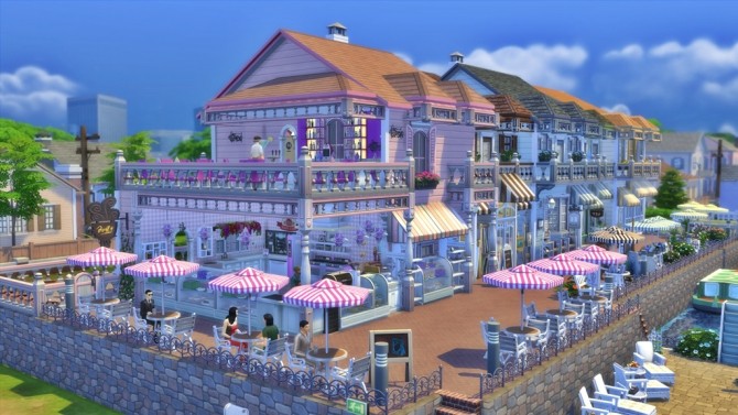 Sims 4 Old Pier Shops & More at Hafuhgas Sims Geschichten