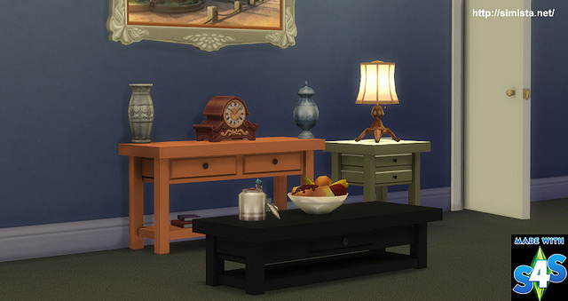 Sims 4 Canterbury Table Collection at Simista