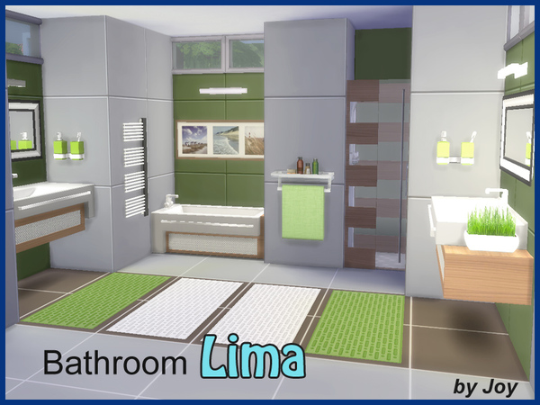 Sims 4 Lima bathroom by Joy at TSR