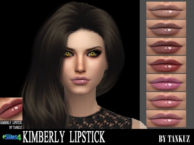 Sims 4 Kimberly Lipstick at Tankuz Sims4