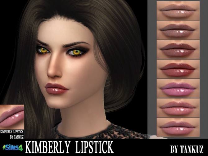 Sims 4 Kimberly Lipstick at Tankuz Sims4
