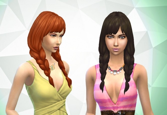 Sims 4 Spring Braids at My Stuff