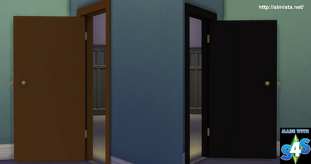 Sims 4 Better Open Doors at Simista