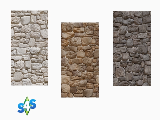 Sims 4 Stone walls by Angel74 at Beauty Sims