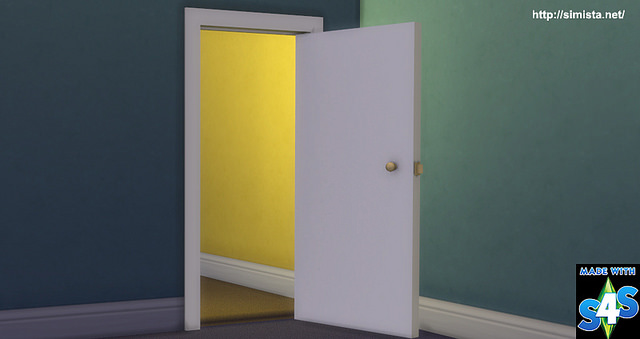 Sims 4 Better Open Doors at Simista