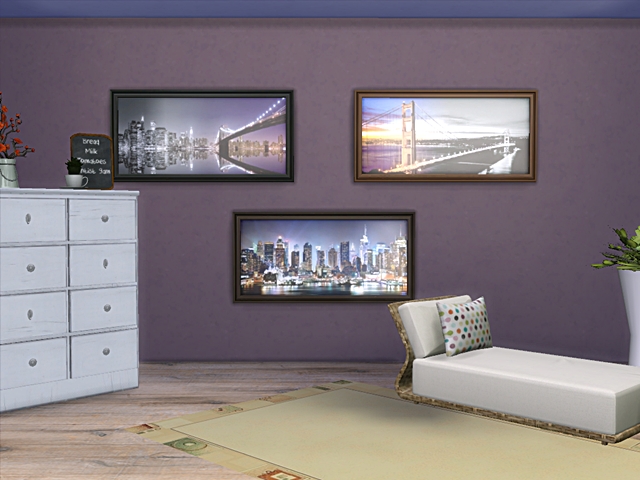 Sims 4 Skyline paintings by Angel74 at Beauty Sims
