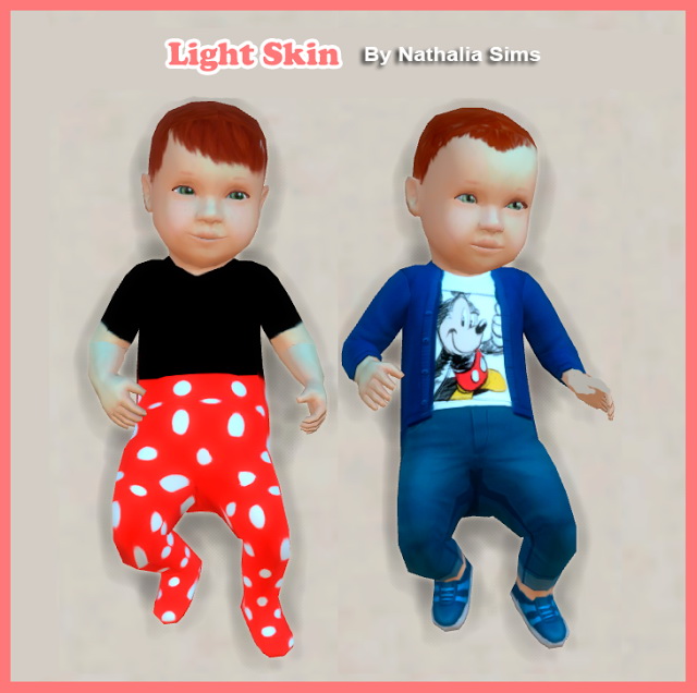 Sims 4 Skins of Baby Set 4 at Nathalia Sims