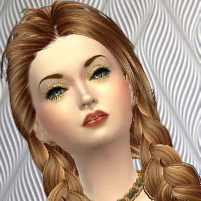 Sims 4 Gold glitter eyeshadow at Trudie55