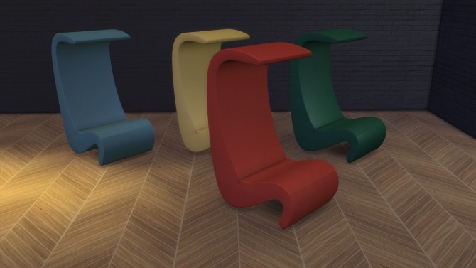 Sims 4 Amoebe Living Chair at Meinkatz Creations