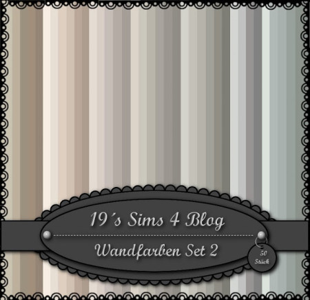 Wall colors Set 2 at 19 Sims 4 Blog