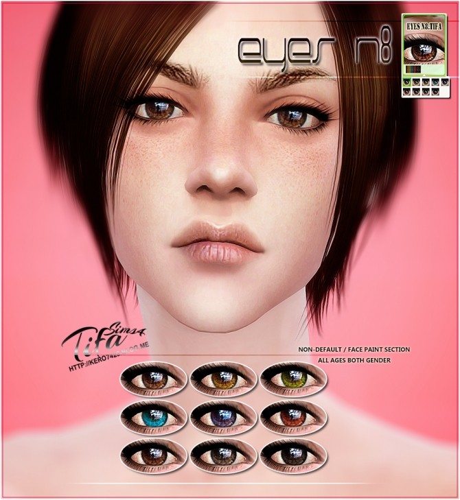 Sims 4 Eyes N8 ND at Tifa Sims