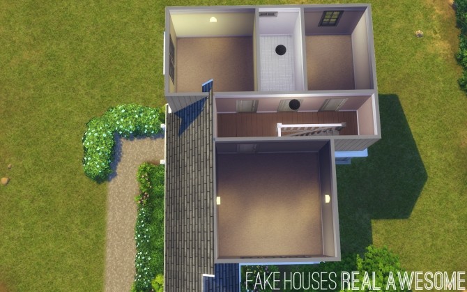 Sims 4 The Barnes house at Fake Houses Real Awesome