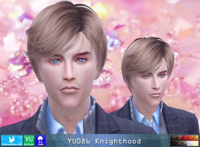 Sims 4 YU086 Knighthood hair (PAY) at Newsea Sims 4