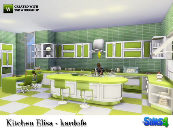 Sims 4 Kitchen Elisa by kardofe at TSR