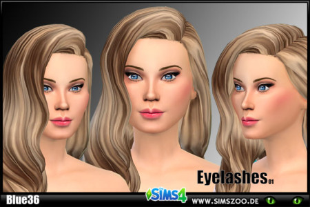 Eyelashes 01 by Blue36 at Blacky’s Sims Zoo
