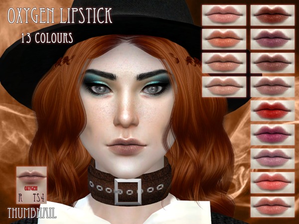 Sims 4 Oxygen Lipstick by RemusSirion at TSR