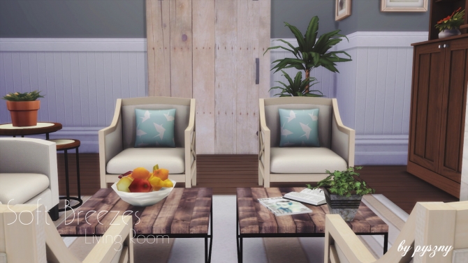 Soft Breezes Living Room Sims 4