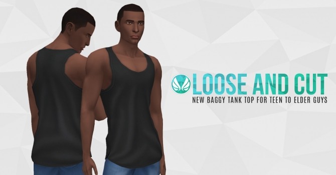 Sims 4 Loose and Cut Tank Top at Simsational Designs
