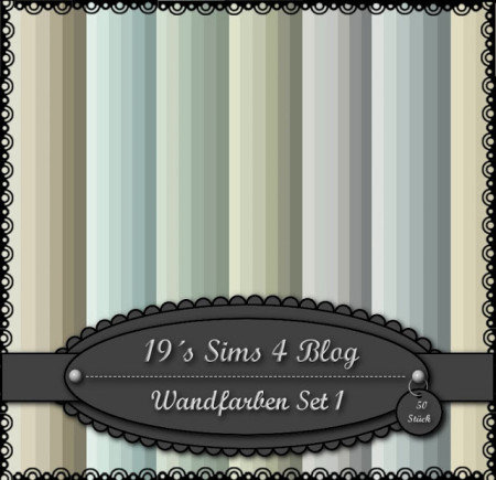 Wall colors Set 1 at 19 Sims 4 Blog