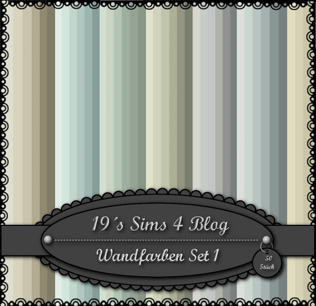 Sims 4 Wall colors Set 1 at 19 Sims 4 Blog