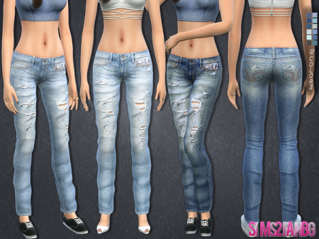 3d Jeans by sims2fanbg at TSR » Sims 4 Updates