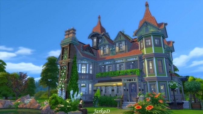 Sims 4 Mystery Victorian villa at JarkaD Sims 4 Blog