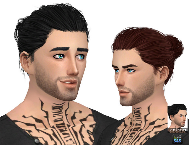 Sims 4 Blackout Hair Retexture at Simista