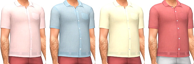 Sims 4 Linen Shirts at Marvin Sims