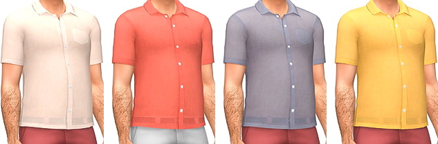 Sims 4 Linen Shirts at Marvin Sims