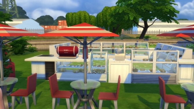 Sims 4 Café Minimalism only at Hafuhgas Sims Geschichten