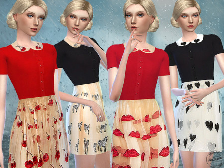 Collared Dresses by Fritzie.Lein at TSR